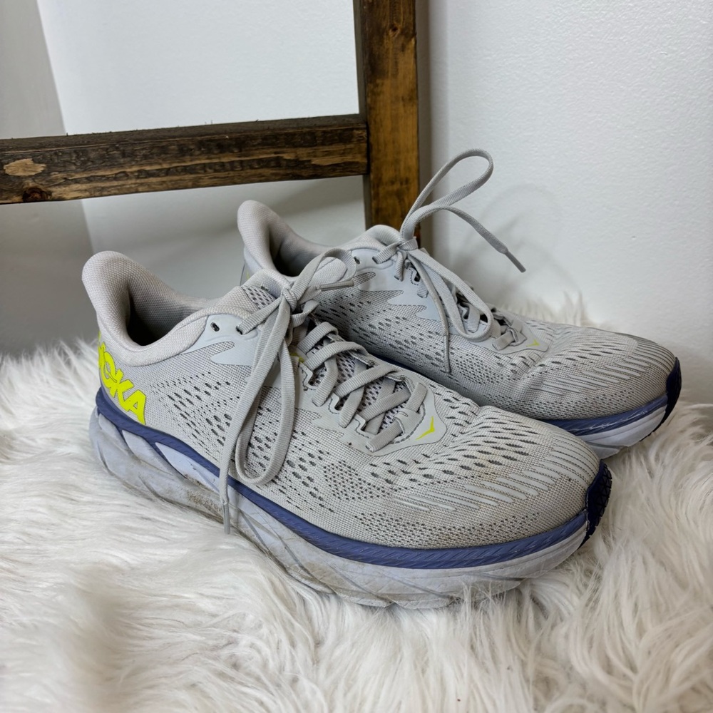 Hoka One One Women’s Clifton 7 Lunar Rock Nimbus Could Sz 9.5 #1110509